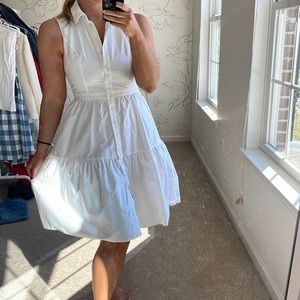 White Sleeveless Dress